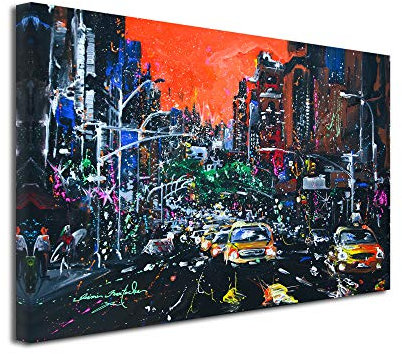 DECLINA Großformat, Kunstdruck auf Leinwand, Dekoration für Wohnzimmer, modernes Leinwand, Kunstdruck auf Leinwand, 50 x 30 cm