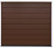DoorHan Porta da garage sezionale con operatore e trasmettitore manuale | Per l'auto montaggio | Dimensioni selezionabili | 5 Colori (2375 x 2030, RAL 8014 Marrone Seppia)