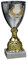 Henecka Pokal Serie Klondike, Silber-Gold, mit Wunschgravur und auswählbarem Sport-Emblem, Größe 30 cm