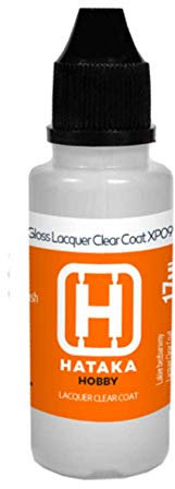 Hataka XP09 - Gloss Lacquer Clear Coat 17ml Plastic Bottle