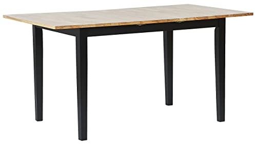 Ausziehbarer Esstisch im skandinavischen Stil 120/150 x 80 cm Hellbraun Houston