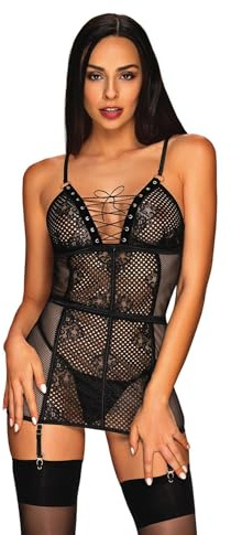 PENTHOUSE Ecstasy queen Netz-Kleid | Dessous | Erotik | Dessous Damen Sexy Unterwäsche | Sexy Dessous für Damen für Sex | Unterwäsche Frauen | Reizwäsche | Lingerie | Für Erwachsene