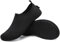 SAGUARO Scarpe da Scoglio Uomo Donna Scarpette Scoglio Leggere Scarpe Mare Asciugatura Rapida Scarpette Mare Scarpe Spiaggia Antiscivolo Scarpe per Acqua Immersione Surf Nero Ricco Gr. 42/43 EU