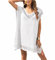Codkkre Damen Gestrickte Strandkleid Sommer Kurz Knielang Badeanzug Bikini Cover Up Strandponcho V-Ausschnitt Sexy Beachwear Cutout Crochet Cover Ups, Weiß