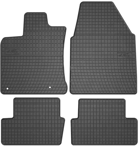 SMK Gummimatten auto fußmatten Satz passend für Nissan Qashqai I 2006-2013 Erleben Sie einen neuen Standard des Reisens mit rutschfesten auto fussmatten - Mehrjahres- auto teppiche für alle Straßenver