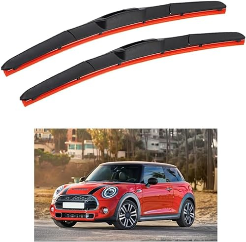 HESTAY Auto Scheibenwischer für Mini Cooper Hatchback F56 19+18 2014-2017, HD Leiser Scheibenwischer Ohne Knochen