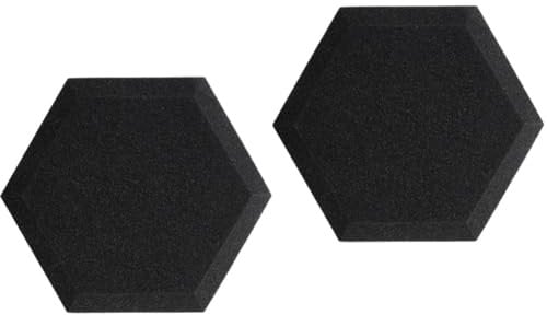 ibasenice 2pcs Sound-Absorbing Sponge Sound Insulation Board Acoustic Panels Sound Absorbing Wall Tiles Noise Cancelling Panels Sound Blocking Panels Polyurethane Wedge Shape 3D Liner