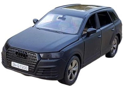 maßstabsgetreues Auto 1:32 für Audi Q7 Sport SUV Legierung fertiges Automodell Zurückziehendes Automodell mit Ton und Licht Modellfahrzeug zum Sammeln (Color : D)