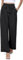 BEIGAI Damen Hose Casual Leichte Dehnbar Hohe Taille Hosen Elegante Einfarbig Weite Leg Hose mit Taschen,Schwarz,XL