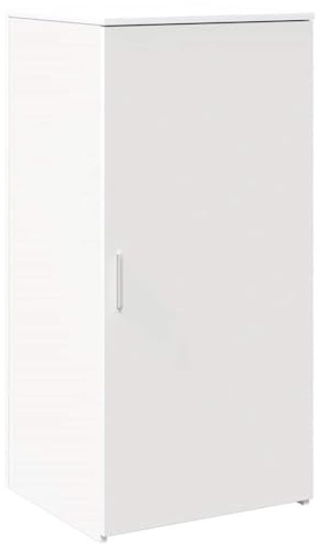 vidaXL Lagerschrank Weiß 50x45x103,5 cm Holzwerkstoff