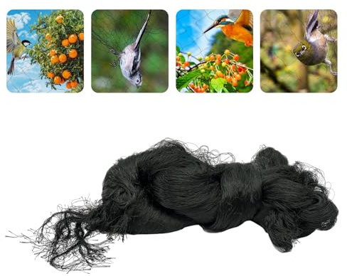Vogelschutznetz 30x15m (100x50ft) - Großes Vogelschutznetz für Obstbäume & Gärten - UV-beständiges Vogelschutz Netz mit 5x5cm Maschen für Garten, Gemüsebeet und Plantage