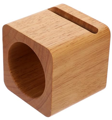 COHEALI Handy-TonverstäRker Aus Holz Braun 9 X 9 X 9 cm Handgefertigt | Holz, Passiv KlangverstäRkung, Handgefertigt, Indoor Und Outdoor, Braun