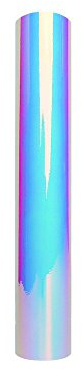 Opal Weiß Holographic Chrome Adhesive Vinyl Rolle 30.5x122cm (1x4ft) für die Dekoration
