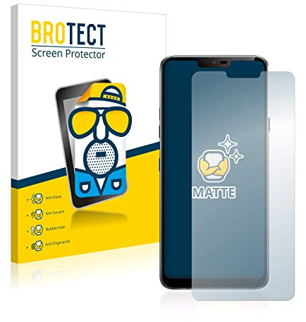 brotect Screen Protector Anti-Glare compatible with LG G7 ThinQ/Plus ThinQ/LG G7 Fit/LG G7 One (2 Pack) Screen Protector, Anti-Fingerprint Film