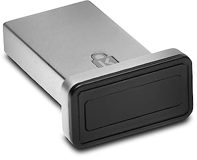 Kensington Fingerabdruckscanner VeriMark IT, USB-Fingerabdruckleser- und scanner für Windows 10 Hallo, Biometrischer Sicherheitsscanner für Unternehmen, K64704EU