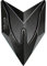 Harrows Velos Dart-Flights. (schwarz)