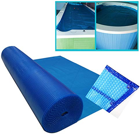 LJIANW Abdeckplane Solar Poolabdeckung Einfaches Set Regenfest Staub Poolabdeckung Pool Protector Mat zum Verdunstungsschutz (Color : 400 Micron-Blue, Size : 260 x 160CM)