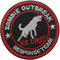 Zombie Outbreak Response Team K9 Patch mit Haken und Schlaufe für taktisches Hundegeschirr, 7,6 cm