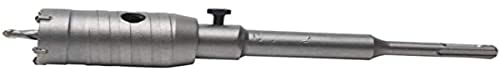 WERKA PRO - 11417 Sega a tazza SDS Cloche-Adattatore Plus-in carburo di Tungstene-resistente agli urti/160 mm, Ø 40 mm, Ø40 mm