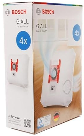 BOSCH - Caja de 4 bolsas tipo G (166350-44329) para aspirador 00576334, 17000940