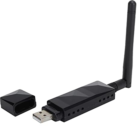 USB WiFi Wireless NetCard,Wireless Computer Netzwerkkarte mit Abnehmbarer 2DBI Antenne, AR9271 Chipsatz, WiFi Antennenadapter, Unterstützt XP / 7/8/10, für TV, PC,Routing