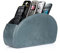 Londo Porta Telecomandi con 5 scomparti - Per contenere telecomandi di TV, stereo, decoder, DVD, Blu-Ray - in Vera Pelle con fodera interna in suede. Adatto per salotto o camera da letto