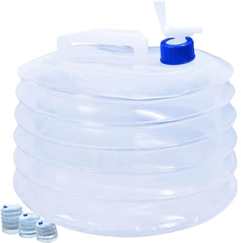 Collapsible Water Container 3L 5L 10L 15L, Folding Water Bucket Water Carrier, Portable & BPA-Free Water Tank Water Jug Buckets Storage for Caravans Camping Hiking Travel BBQ Travel Outdoor Use
