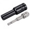 sourcing map 1/2 Drive Socket Accessory Set, 9mm Deep 6-Point Impact Socket 3 Length and 1/4 Hex Shank Adapter