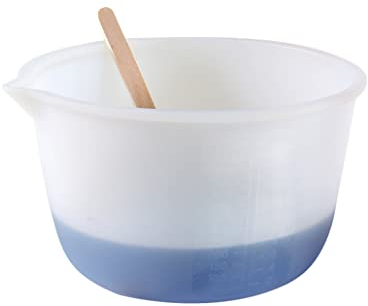 KyeeaDIY Tazas Medidoras de Silicona 600ml Escala Precisa Tazas Graduadas Transparentes Vaso Mezcladoras Antiadherentes para Moldes de Fundición de Resina Hacer Joyas Manualidades (600ml)