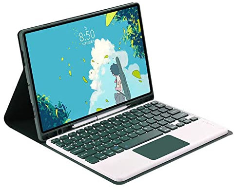 Estuche para Tableta con Teclado para Tab A8, Estuche para Tableta con Teclado Bluetooth Desmontable Magnético de 10,5 Pulgadas con Ranura para Bolígrafo, Estuche para Teclado(Panel táctil)