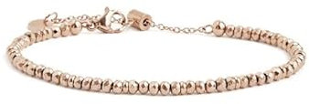 Marlù Armband Hämatit Chrom Stahl, 19 cm, Legierter Stahl