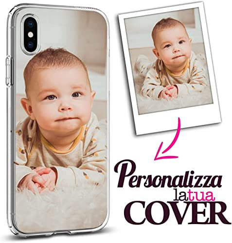 PhoneThrone - Cover Personalizzate con Foto e Testo per Iphone, Honor, Samsung, Redmi Note, Xiaomi, Oppo, Altri, Custodia Cover Personalizzata Idea Regali Personalizzati (SAMSUNG GALAXY S21 FE 5G)