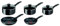 Tefal Bistro B098S544 5 Pcs Non Stick Cookware Pots & Pan Set - Black