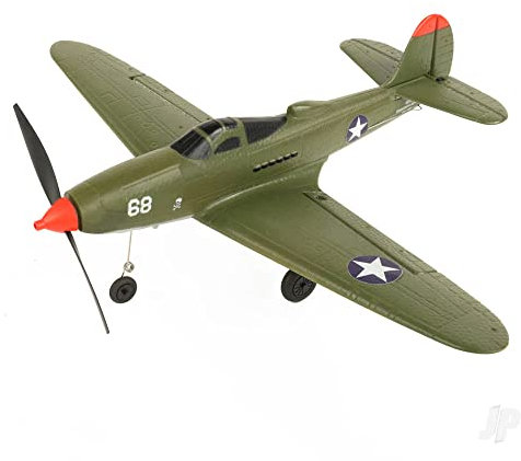 Top RC Hobby P-39 Airacobra RTF Ready-To-Fly RC Model Plane (400mm) (Mode 1)