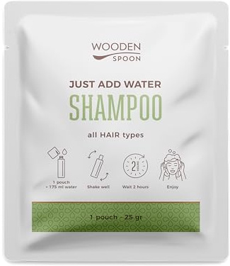 Öko-Haarshampoo „Einfach Wasser hinzufügen!“ WoodenSpoon 25g