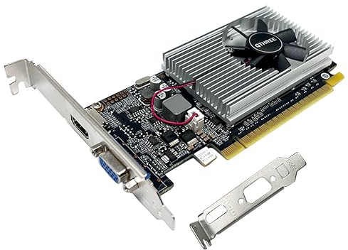 QTHREE Geforce GT 210 Graphics Card, 1G D3 64-bit, HDMI VGA, Low Profile, Video Card, GPU, PCI Express x16