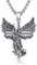 Arcangelo St.Michele Collana da uomo in argento sterling 925 con ciondolo Amuleto, collana con medaglia d'Arcangelo meravigliosa, regalo per ragazzi e donne, Argento sterling