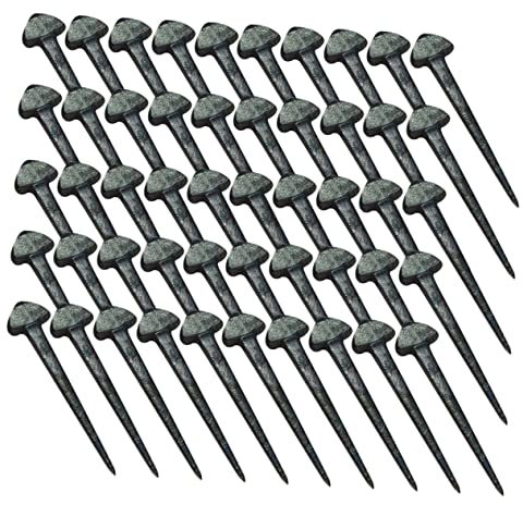 FUNOMOCYA 50stücke Hufeisennägel Aus Eisen Für Pferd Passend Für Hufeisen Praktische Hufnägel Für Pferdezubehör