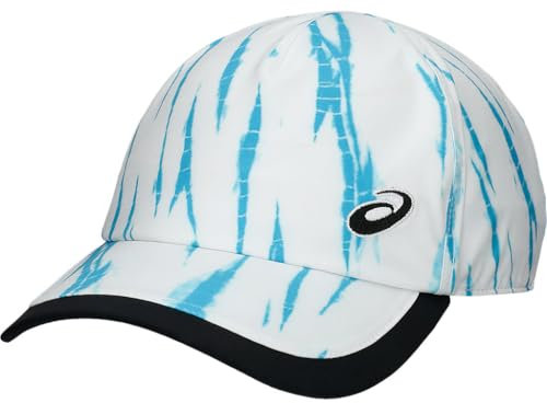 ASICS Unisex Kappe mit Grafik, Brillantweiß, Größe M (3043A111.100), Brillantes Weiß, M