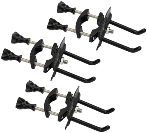 FSLiving Blumenregal mit Klemme, 5 cm Pflanztreppe Blumentreppe Pflanzenregal, Pflanzen Pflanzenhalter für Garten Balkon Haus, 3 Stück