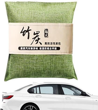 Kioriur bambo Charcoal Air Purifying Bag - Nature Fresh Air Purifier Bags, Odour Eliminator Absorber Bag | Household Moisture Absorber Room Deodoriser Air Freshener for Living Room Bedroom