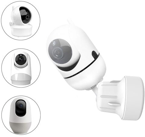 Derebir Verstellbare Babyphone Wandhalterung kompatibel mit Hellobaby, iFamily, OKAIDI, Blemil, ANMEATE, Nooie und Babykameras mit 1/4 Gewindeloch, für HelloBaby HB6550/HB65/HB66/HB6339/HB40