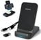 ITAWEY 15W Foldable Wireless Charger Stand, long 1.5m Cable and USB Cable Converter, Compatible with iPhone 16 15 14 13 12 11 XS XR X 8, Samsung S25 S24 S23 S22 S21 S20 S10 S9 S8 S7 & all Qi phones
