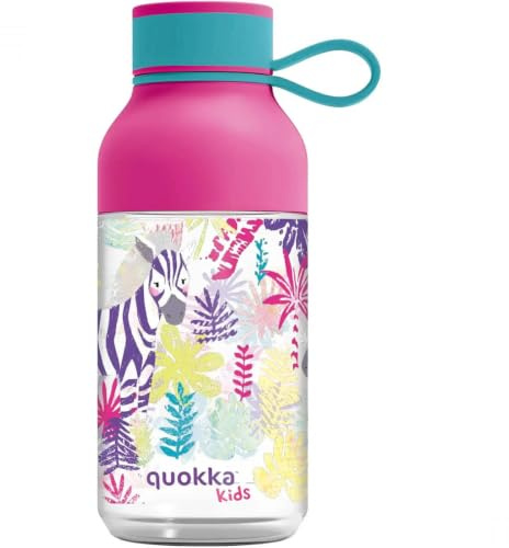 Quokka ICE KIDS WITH STRAP - ZEBRAS 430 ML