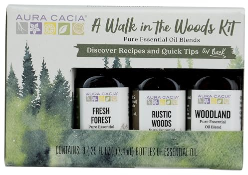 Aura Cacia Walk in the Woods, Essential Oil Kit Count, 0.75 Fl Oz