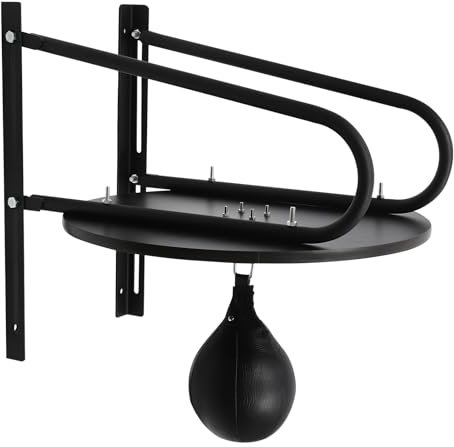 Speedball Plattform, Profi Speedball Plattform Set mit Aufblasbarer Zylinder, Wandmontage, Höhenverstellbar 30cm, für Zuhause, Fitnessstudio