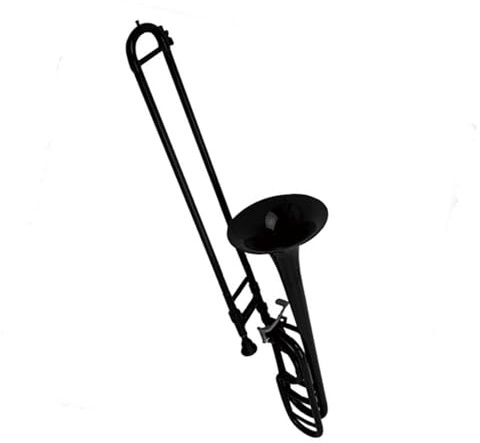 Anfängerposaune Tenor-B-Posaune Aus Kunststoff Für Anfänger Und Professionelle Darbietungen(Black)
