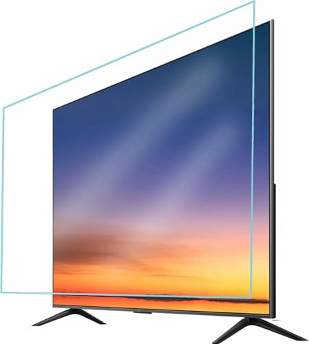 HOTAPEPU 55-Zoll-Anti-Glare-TV-Displayschutzfolie, Schützende Display-Anti-Glare-Folie Zur Reduzierung Der Augenbelastung, Einfache Installation,55 Zoll (1221 X 689 Mm)~/