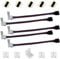 LITAELEK Conector Tira LED RGB 5050 LED Strip Connector 4 pines Conector Rápido Cinta LED Cable Banda LED Adaptador Puente Conector Controlador LED Adapter para Tira LED RGB 5050 de 10mm Ancho