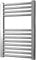Greened House Scaldasalviette cromato dritto 500 mm di larghezza x 600 mm di altezza piatto centrale scaldasalviette